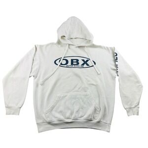 Outer Banks Authentic Hoodie M White Pullover OBX Logo North Carolina Sweatshirt
